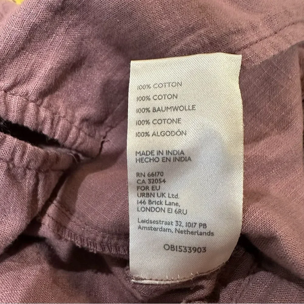 Free People Joi Blouse in Roan Rouge Size Medium